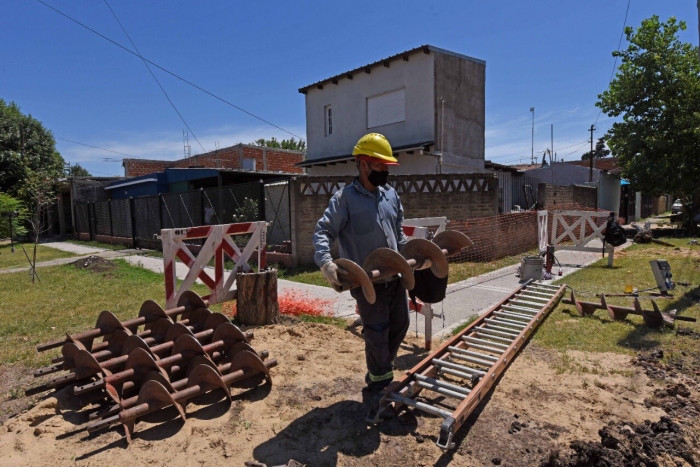 Los trabajos en Almirante Brown