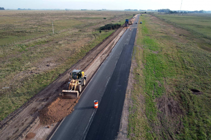 Avanza la repavimentación de la Ruta Provincial N°36