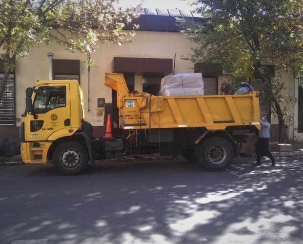 Vialidad entrega de insumos
