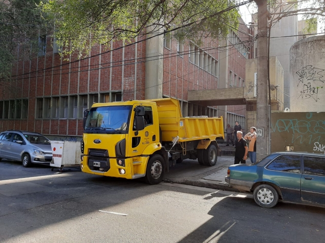 Entrega de materiales sanitarios