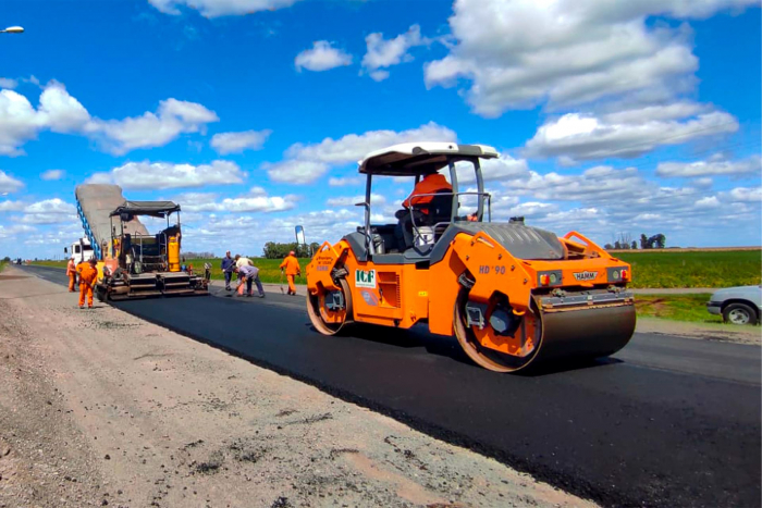 Chivilcoy: Continúa la repavimentación de la Ruta Provincial N° 30