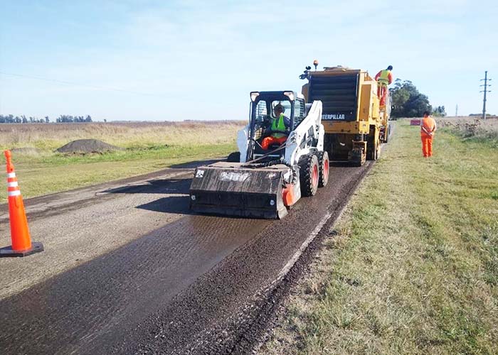 Comenzó la obra de repavimentación y ensanche de la Ruta Provincial 73