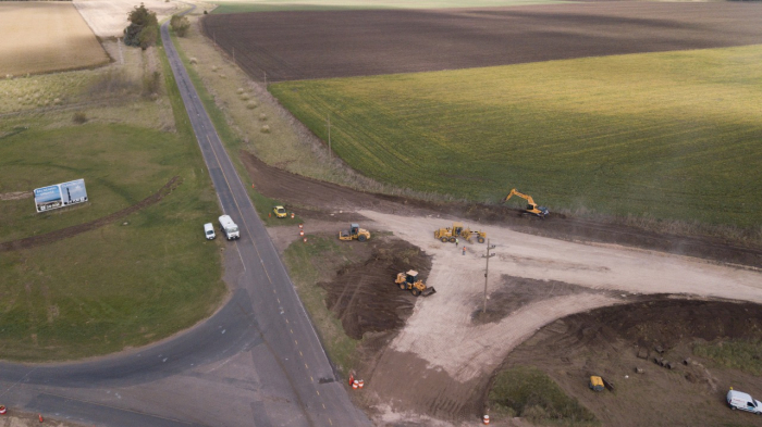 Tres Arroyos: Continúan los trabajos en la Ruta Provincial N° 73