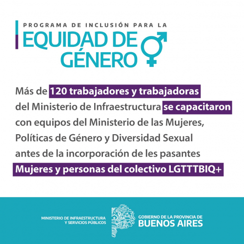 Trabajadores y trabajadoras del ministerio se capacitaron en género Trabajadores y trabajadoras del ministerio se capacitaron en género