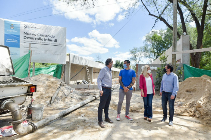 Nardini, Magario y Katopodis recorrieron obras en General Rodríguez