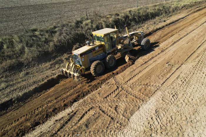 Vialidad continúa trabajando en caminos rurales de Arrecifes