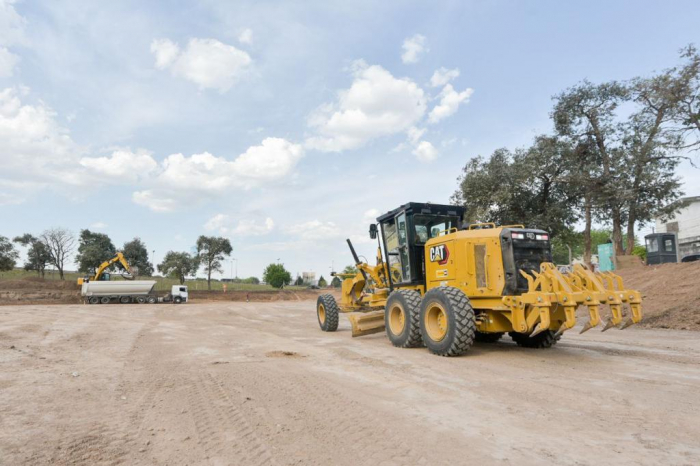 Nardini y Correa supervisaron la obra de saneamiento del Arroyo Las Tunas