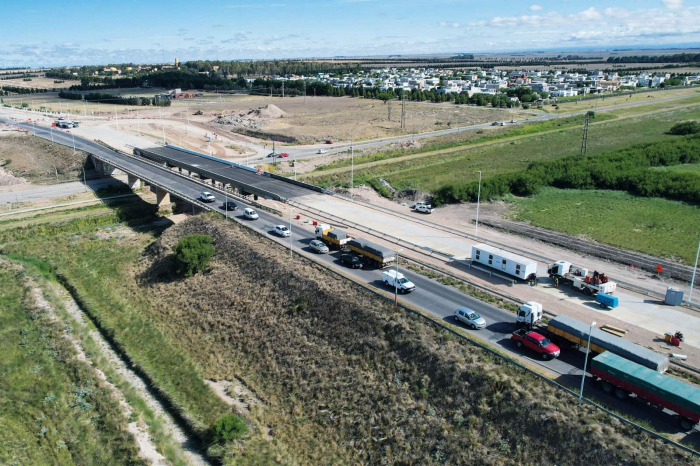 Avanzan las obras en la Av. Circunvalación Norte en Bahía Blanca