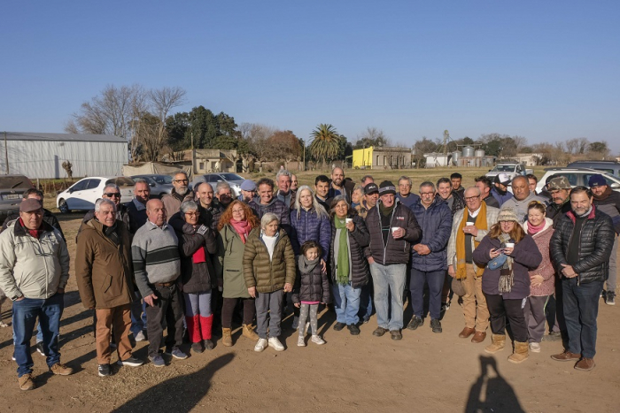 Inauguración de obras en Alberti