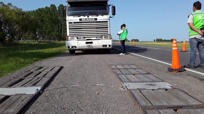 Controles de carga en Azul