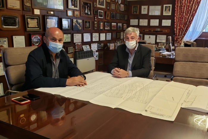 Miguel Oroz mantuvo una reunión de trabajo con el intendente Mario Secco