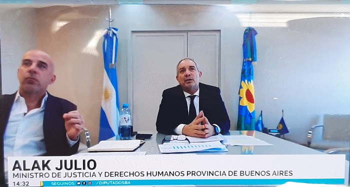 El Ministro Alak expuso las iniciativas de su cartera ante la Cámara de Diputados provincial