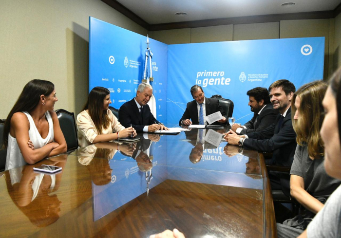 Alak y Soria firman convenio para ampliar las politicas de acceso a la justicia