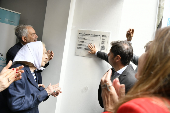 Kicillof inauguró el edificio del Archivo Provincial de la Memoria