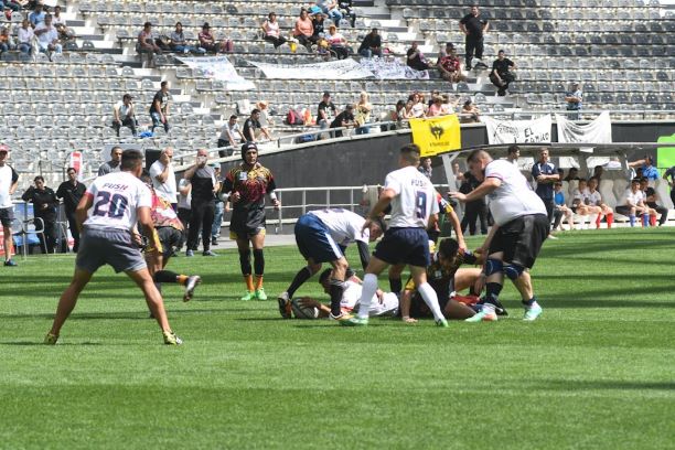 Con seis equipos de distintas unidades se jugó la etapa final del torneo de rugby