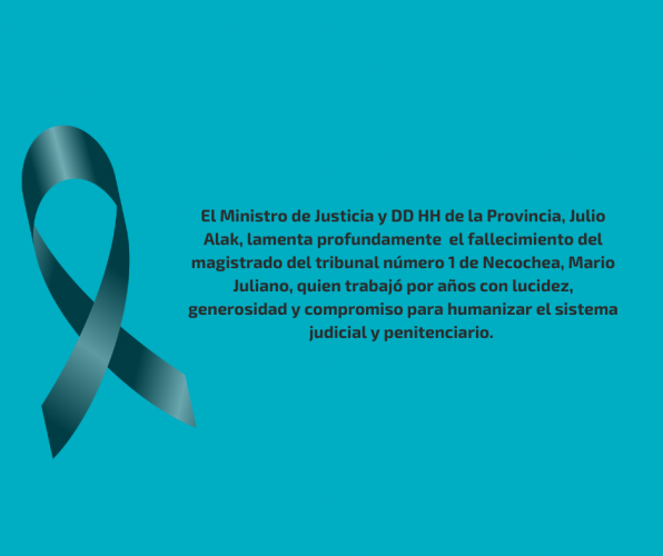 Trabajó por años con lucidez, generosidad y compromiso para humanizar el sistema judicial y penitenciario