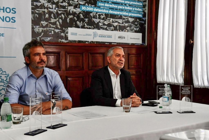 LA PROVINCIA PRESENTÓ EL CONSEJO DE DERECHOS HUMANOS Julio Alak, participó este jueves del acto central por el Día de los Derechos Humanos, junto al gobernador de la Provincia, Axel