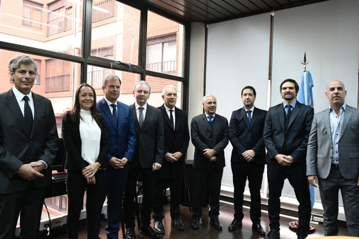 El ministro de Justicia y Derechos Humanos, Julio Alak, participó este martes de la asunción de los nuevos representantes ante e