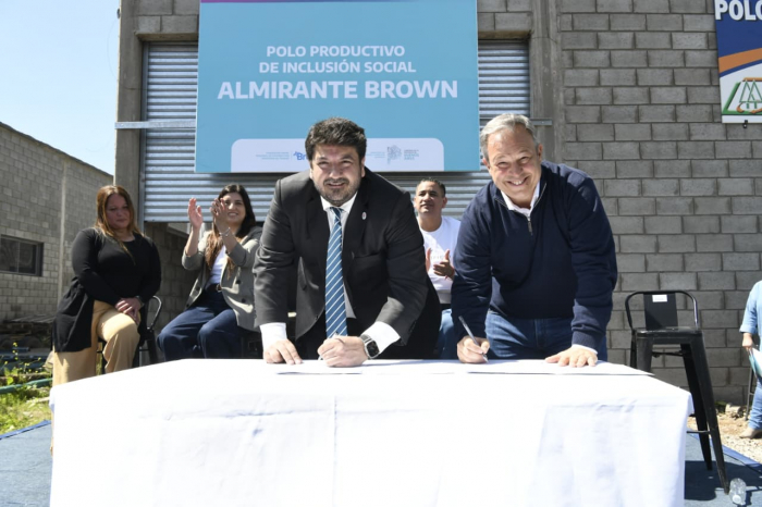Se lanzó en Almirante Brown un nuevo Polo Productivo