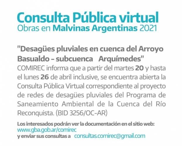 Consulta Pública Virtual