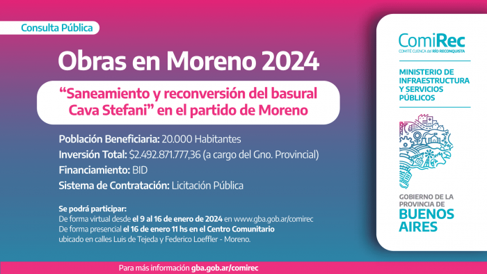 Participá desde el 9 al 16 de enero