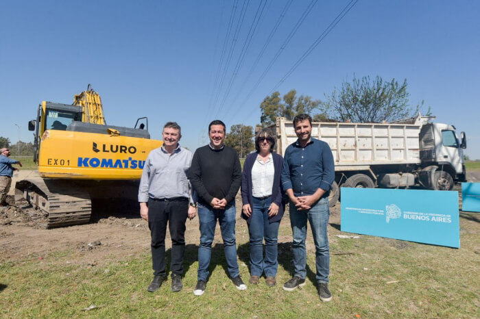 Recorrida por las obras en el Río Reconquista