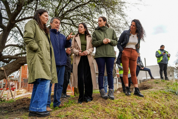 Recorrida de obras en el Arroyo Morón