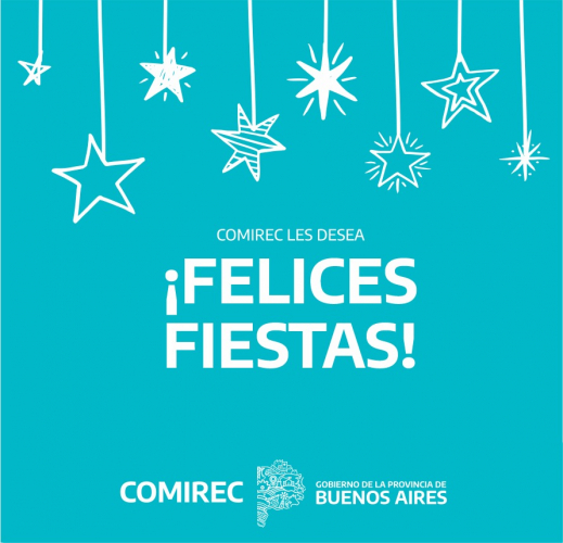 Autoridades y trabajadores del COMIREC les desean unas muy felices fiestas