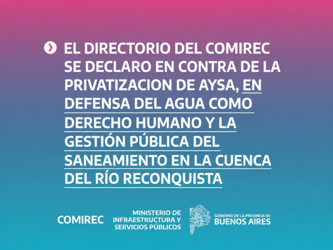 Posición institucional sobre AySA