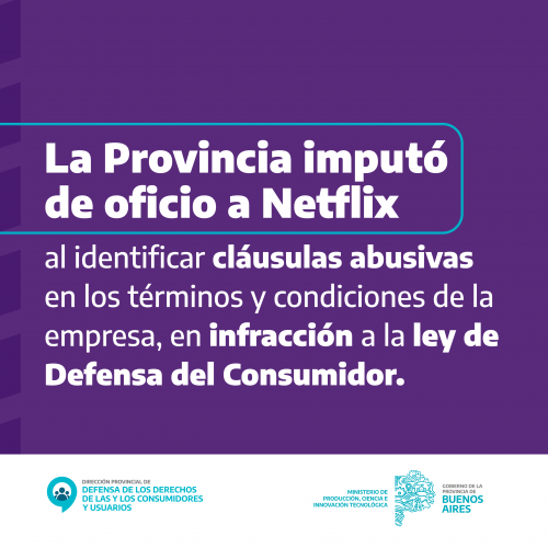 Imputan a Netflix