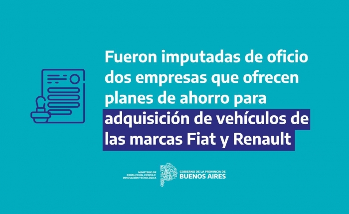 Imputan de oficio a Fiat y Renault