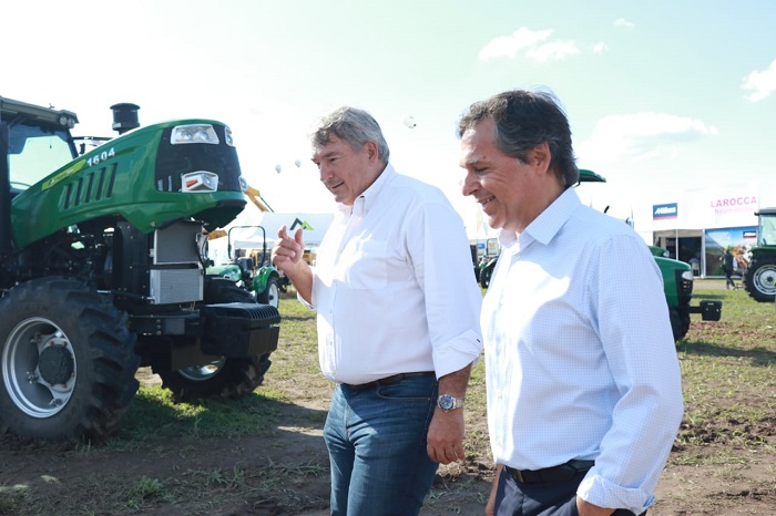 Jorge D'Onofrio junto a Diego Giuliano recorren la EXPO AGRO 2022