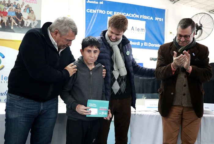 Jorge D'Onofrio con Carlos Ferraris y Alberto Conocchiari.