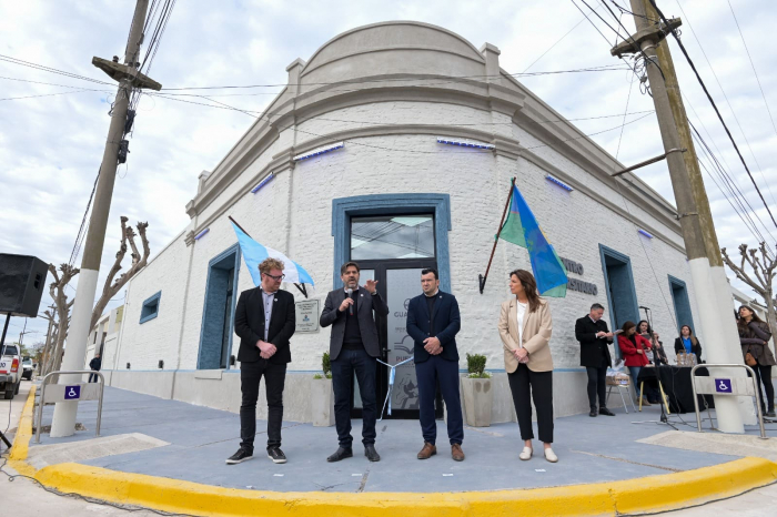 Bianco en inauguración de Puentes en Guaminí