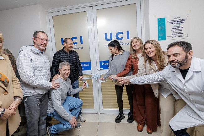 Alvarez Rodríguez inauguró la Unidad de Cuidados Intensivos del Hospital Municipal