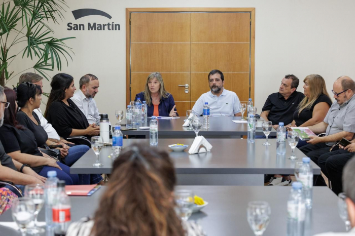 Alvarez Rodríguez visitó San Martín