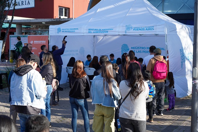 Un operativo territorial gestionó más de 400 trámites registrales en Berazategui