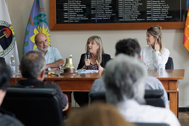 Alvarez Rodríguez participó de la presentación de líneas de financiamiento productivo en Marcos Paz