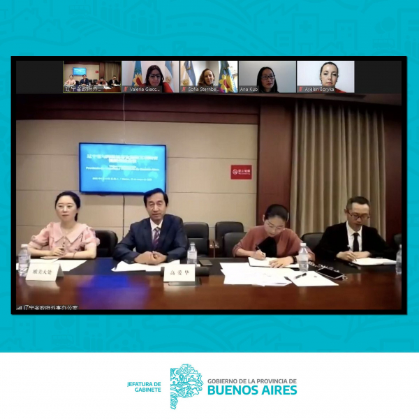 Reunión virtual con autoridades de Liaoning