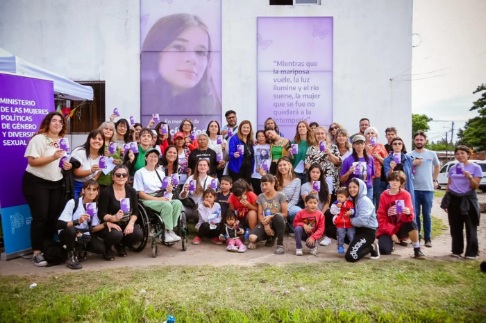 Señalización en memoria de Lucía Ríos