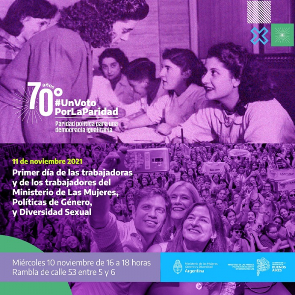 A 70 años del voto femenino