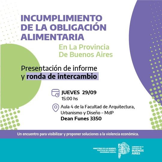 Incumplimiento de la obligación alimentaria en la Provincia de Buenos Aires