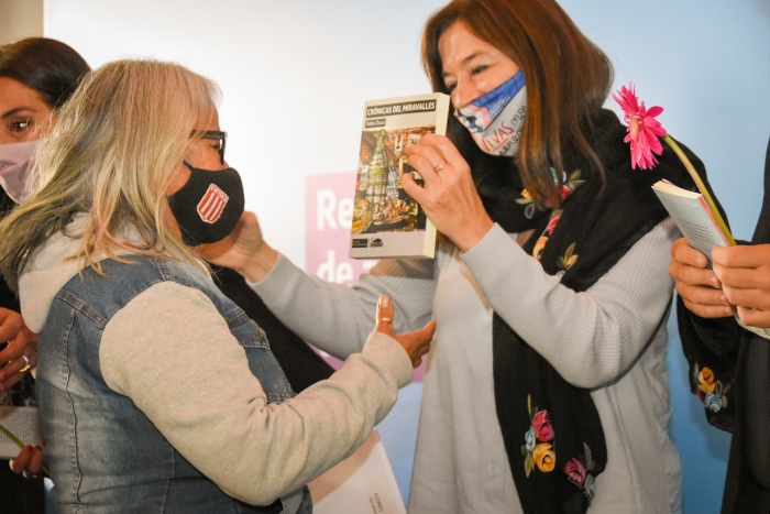 Estela Díaz participó en la entrega de los primeros reconocimientos en La Plata