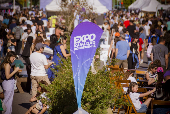 La tercera edición de la Expo Igualdad Bonaerense reunió a miles de personas