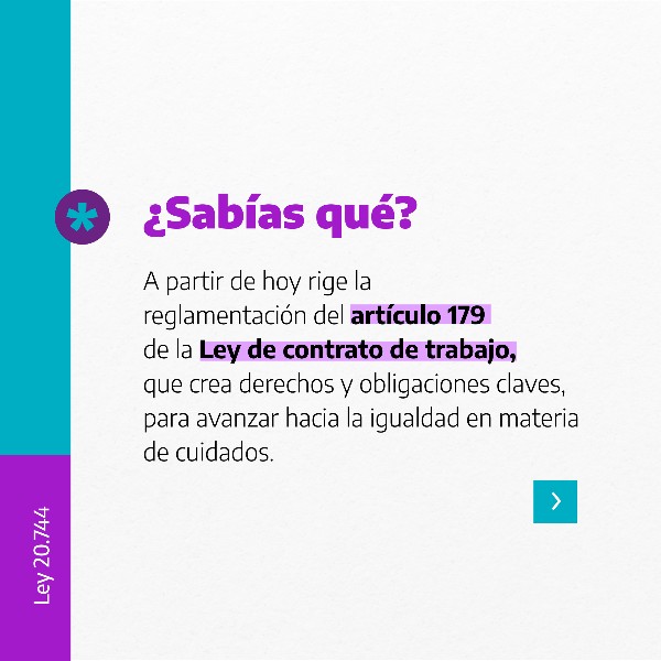 Reglamentación del artículo 179 de la Ley de Contrato de Trabajo