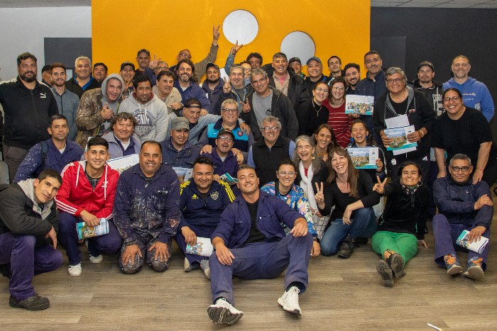 Trabajadoras y trabajadores del Astillero Río Santiago