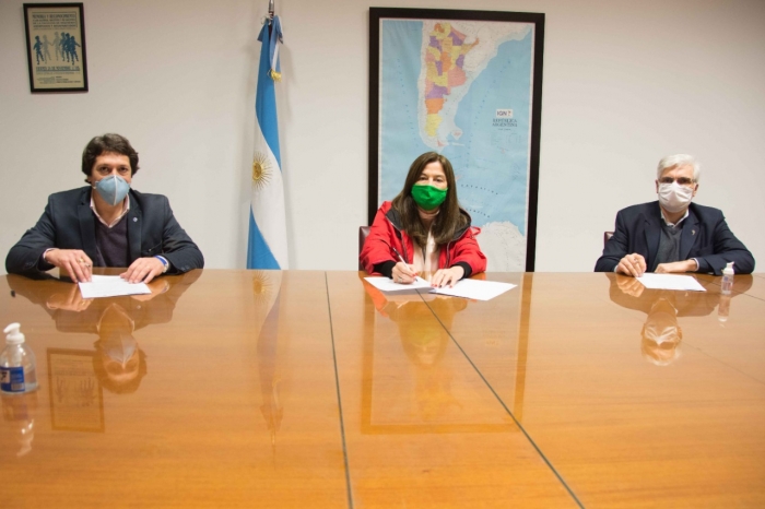 El Ministerio de las Mujeres, Políticas de Género y Diversidad Sexual firmó un convenio marco de cooperación con la Universidad 