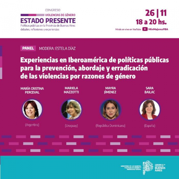 Panel de cierre del Congreso sobre violencias de género
