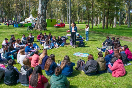 Seguimos recorriendo la Provincia con los talleres de gestión menstrual 