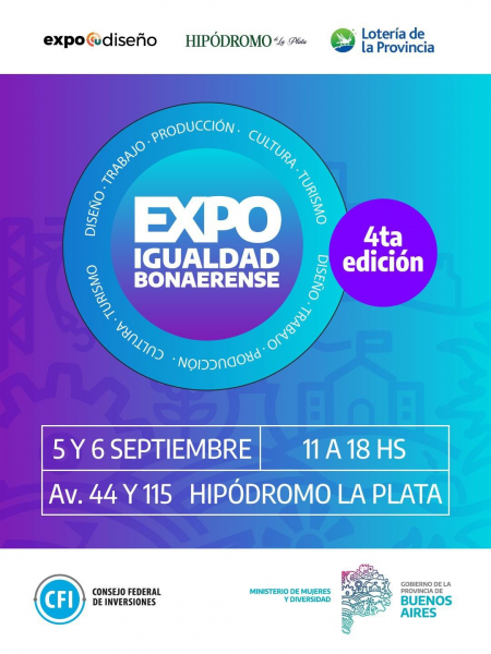 Llega la 4.ª Expo Igualdad Bonaerense al Hipódromo de La Plata Llega la 4.ª Expo Igualdad Bonaerense al Hipódromo de La Plata